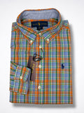 Camisa Polo Ralph Lauren Classic Fit manga larga talla 10-12 niño