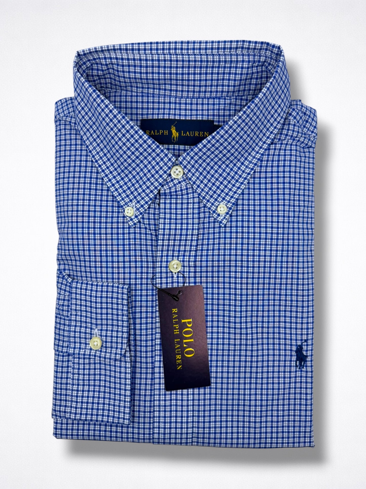 Camisa Polo Ralph Lauren Classic Fit Manga Larga Talla L