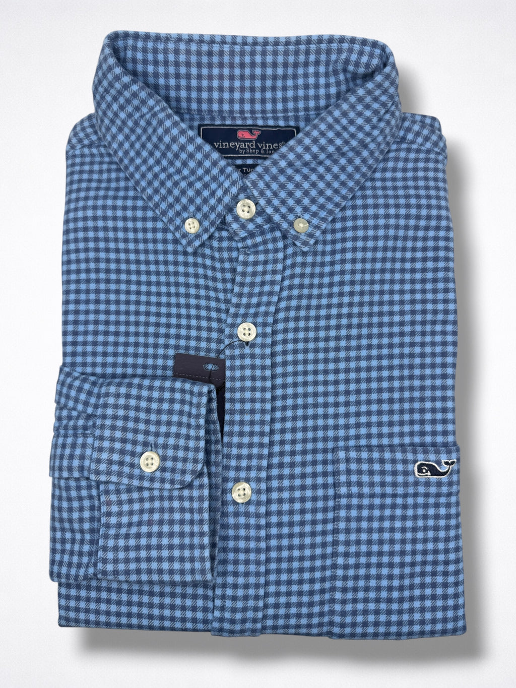 Camisa Vineyard Vines Slim Fit manga larga talla M