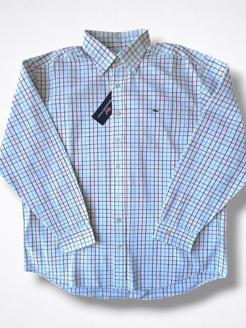 Camisa Vineyard Vines Classic Fit Manga Larga Talla XL