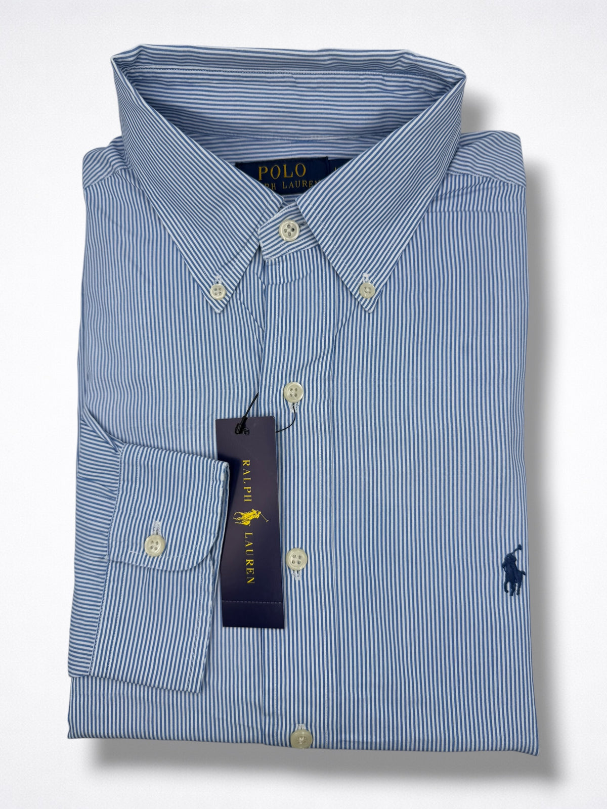 Camisa Polo Ralph Lauren Classic Fit Manga Larga Talla L