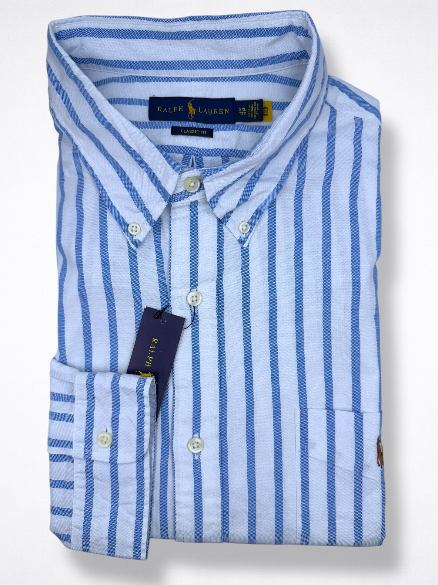 Camisa Polo Ralph Lauren Classic Fit Manga Larga Talla XXL