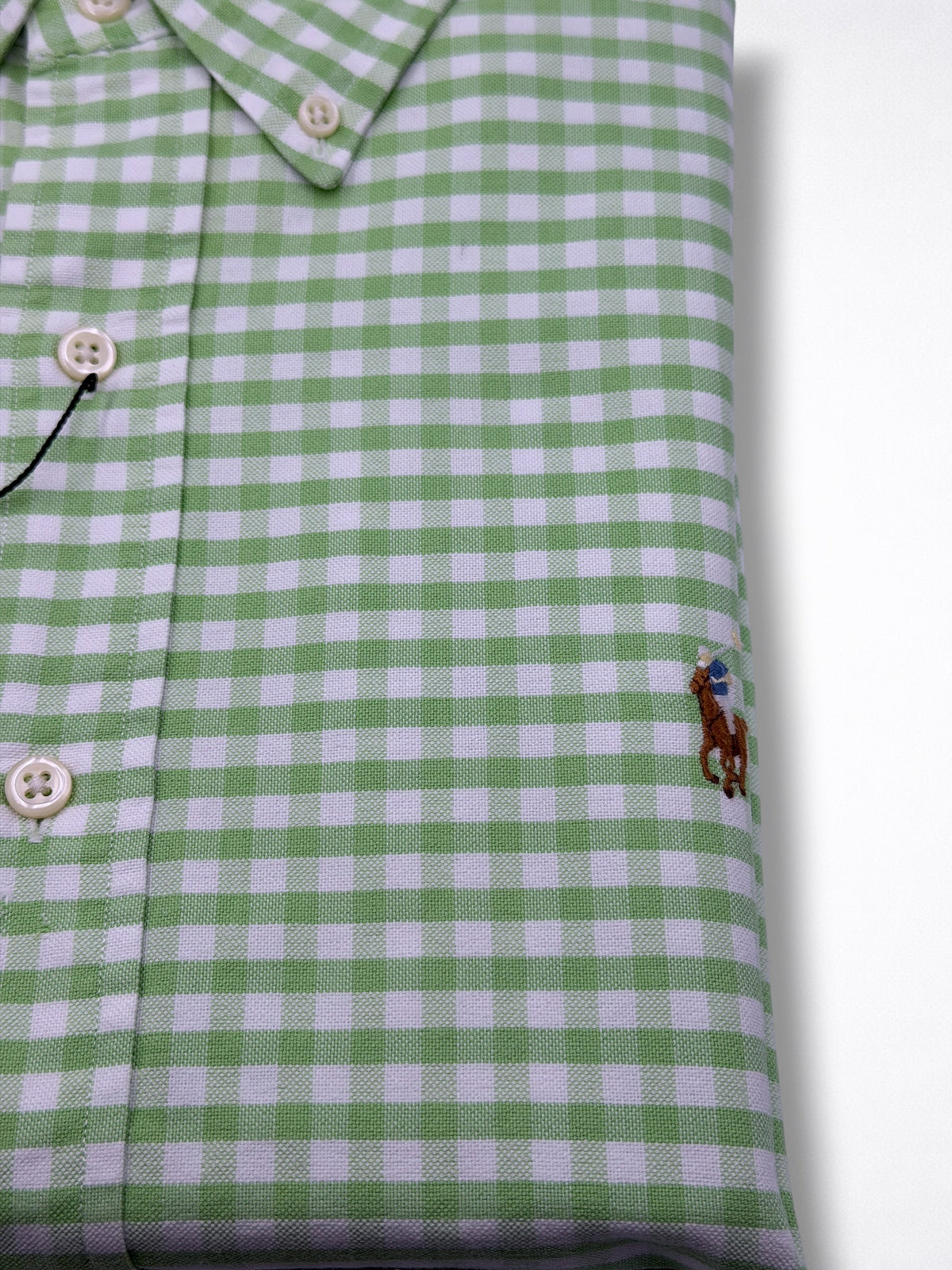 Camisa Polo Ralph Lauren Custom Fit Manga Larga Talla XXL