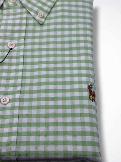 Camisa Polo Ralph Lauren Custom Fit Manga Larga Talla XXL