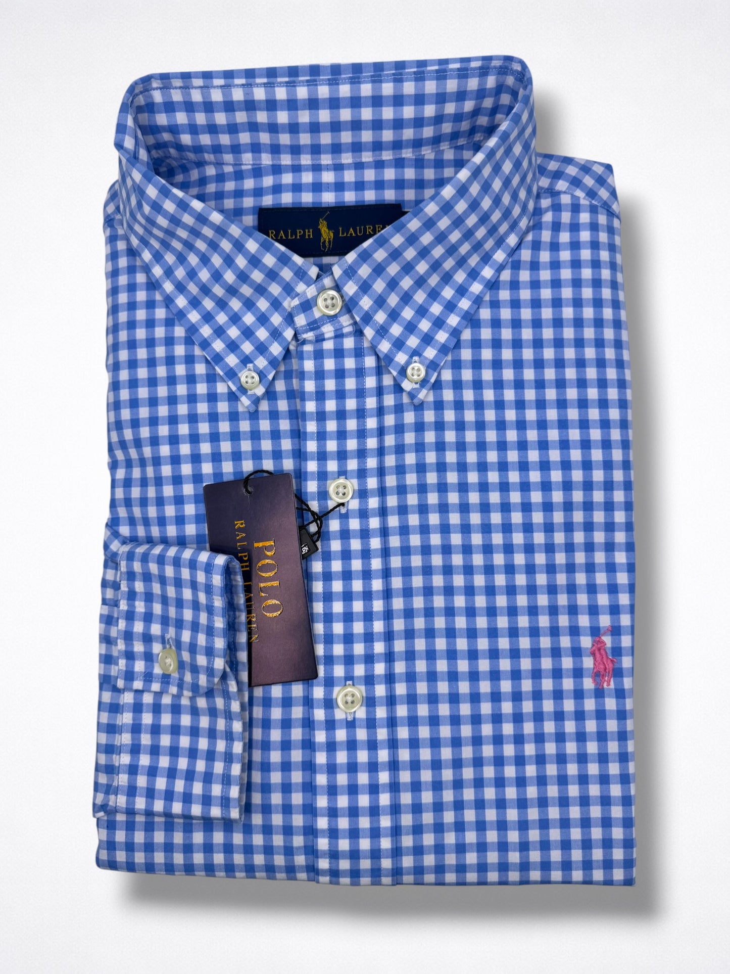 Camisa Polo Ralph Lauren Classic Fit Manga Larga Talla L