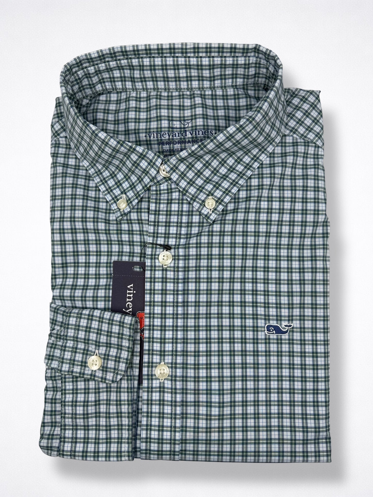 Camisa Vineyard Vines Classic Fit Manga Larga Talla L
