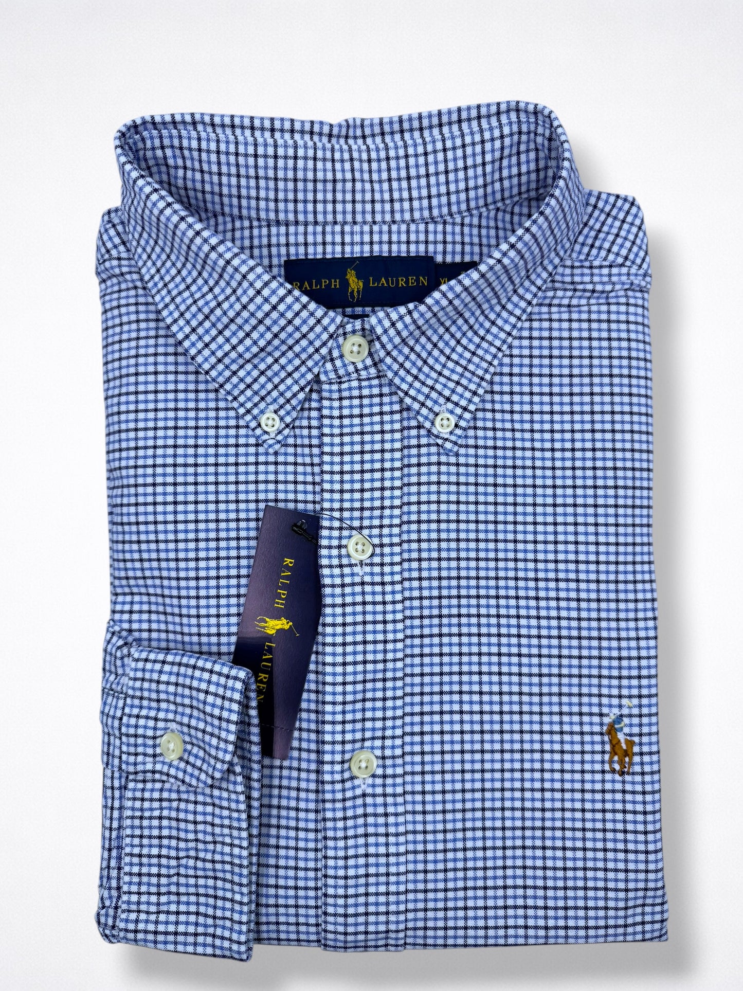 Camisa Polo Ralph Lauren Classic Fit Manga Larga Talla XL