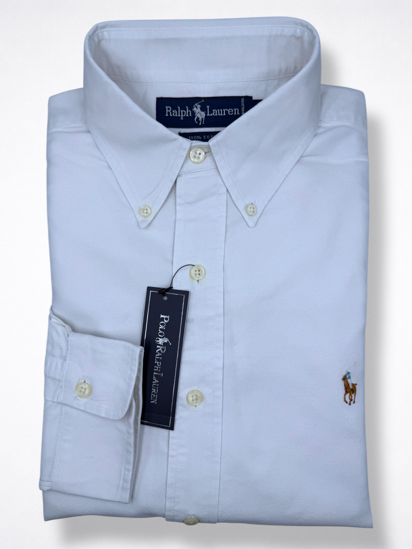 Camisa Polo Ralph Lauren Classic Fit Manga Larga Talla L