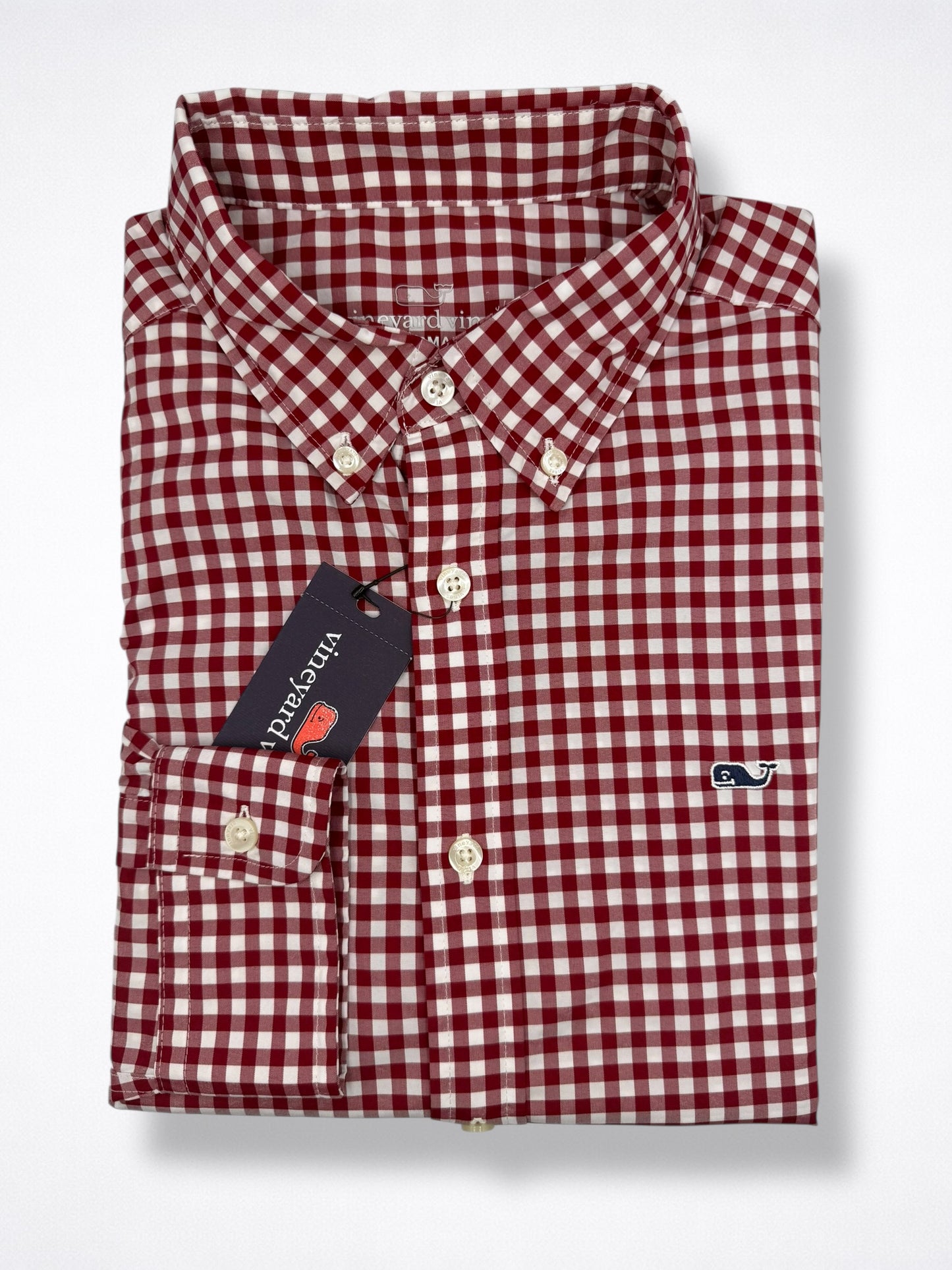 Camisa Vineyard Vines Classic Fit Manga Larga Talla M