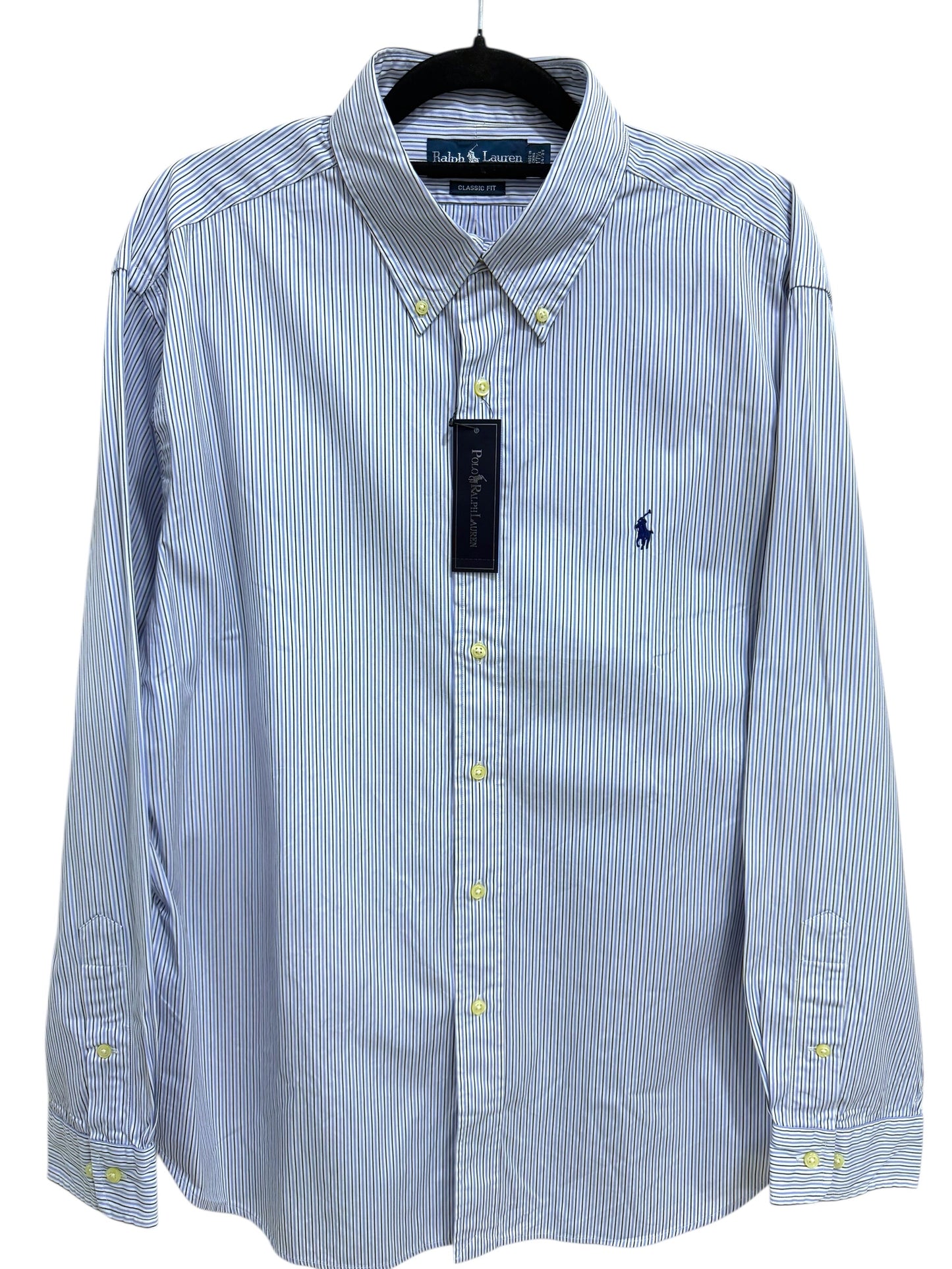 Camisa Polo Ralph Lauren Classic Fit Manga Larga Talla XL