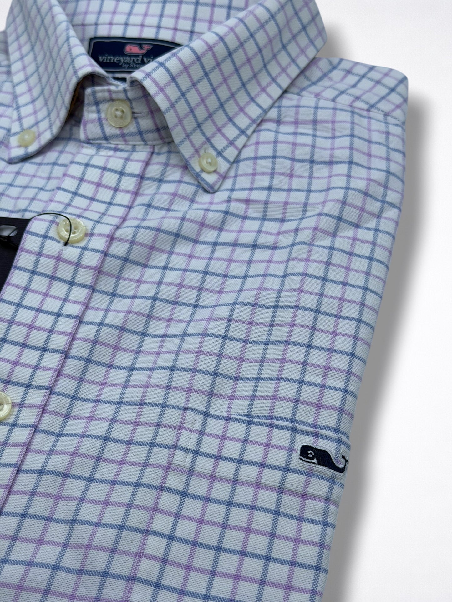 Camisa Vineyard Vines Classic Fit Manga Larga Talla L