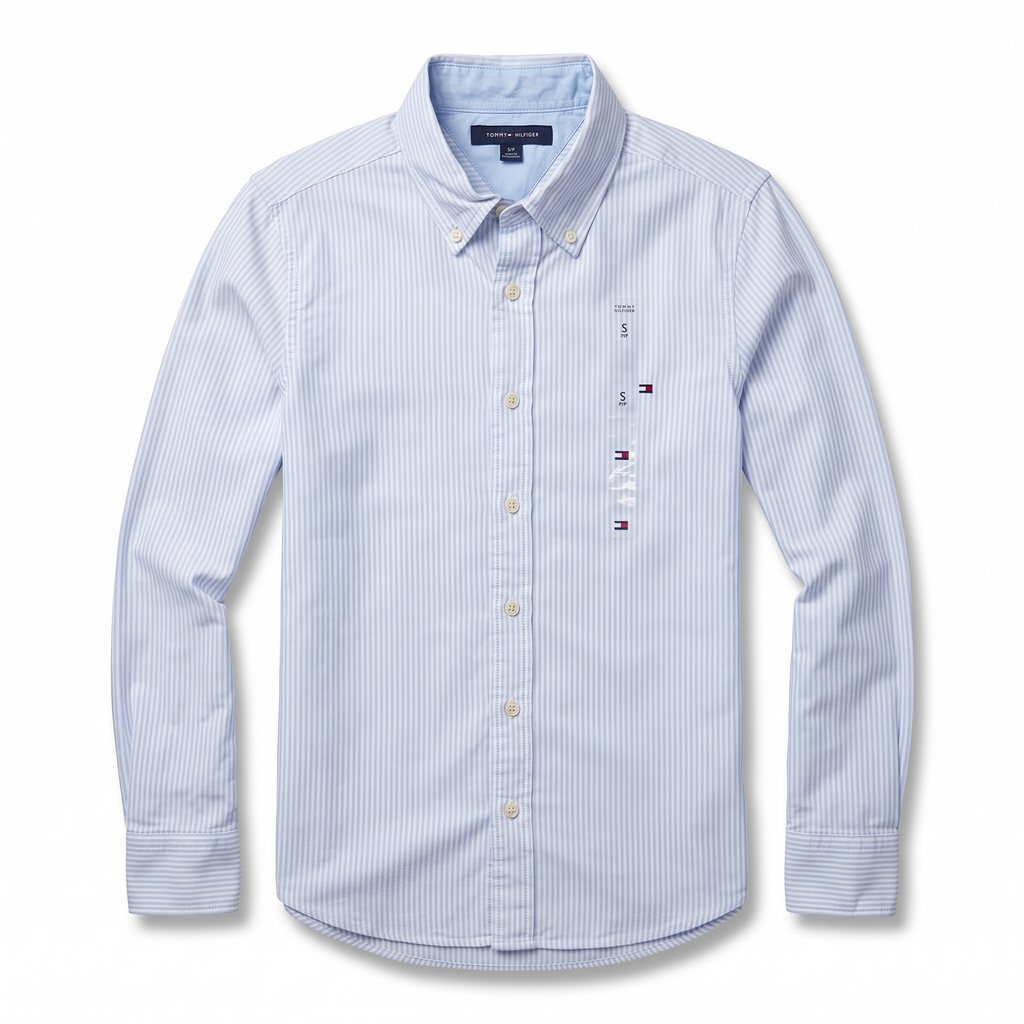 Camisa Tommy Hilfiger Classic Fit manga larga talla S