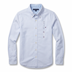 Camisa Tommy Hilfiger Classic Fit manga larga talla S