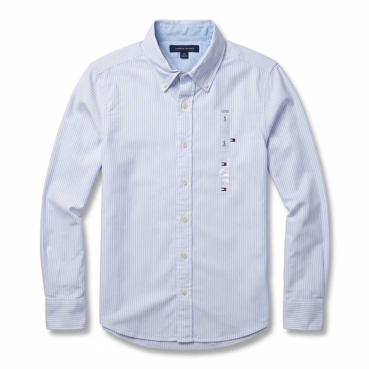 Camisa Tommy Hilfiger Classic Fit manga larga talla S