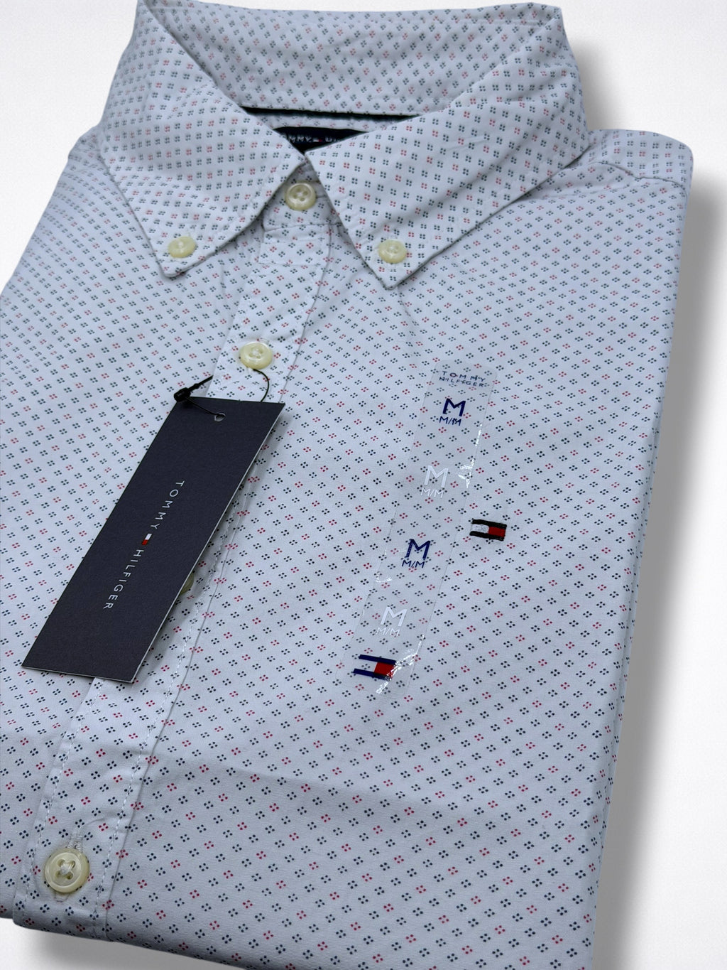 Camisa Tommy Hilfiger Slim Fit Manga Corta Talla M