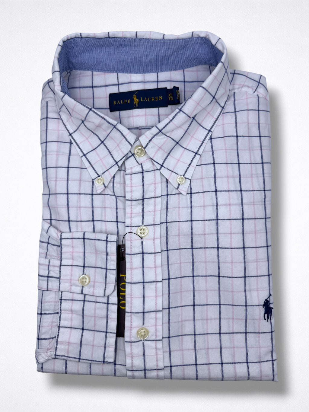 Camisa Polo Ralph Lauren Classic Fit manga larga talla XL