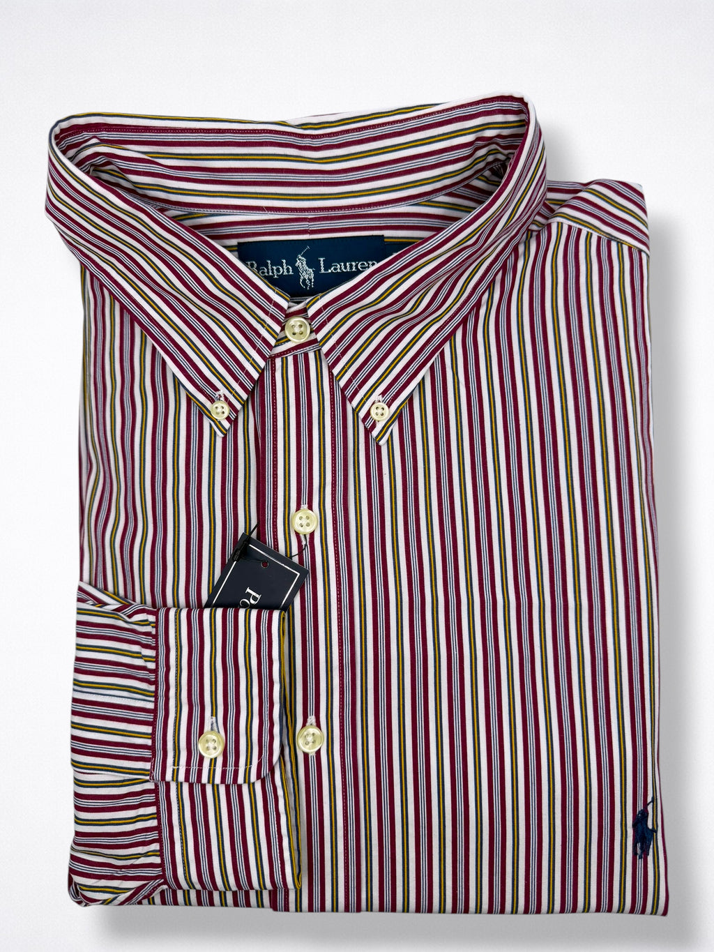 Camisa Polo Ralph Lauren Classic Fit Manga Larga Talla XXL
