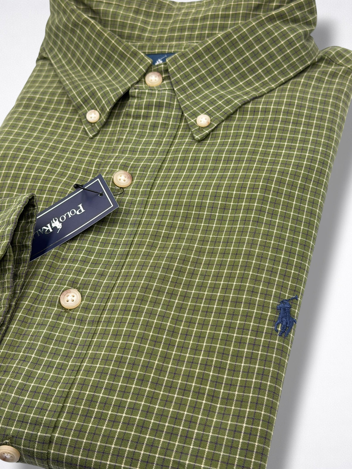 Camisa Polo Ralph Lauren Classic Fit Manga Larga Talla XL