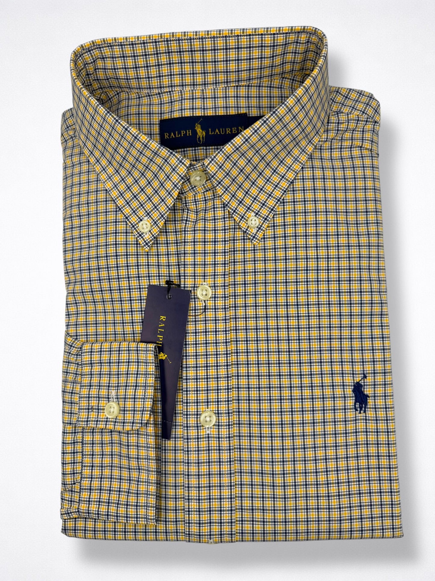 Camisa Polo Ralph Lauren Classic Fit Manga Larga Talla L