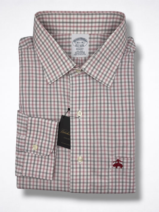 Camisa Brooks Brothers Classic Fit Manga Larga Talla L