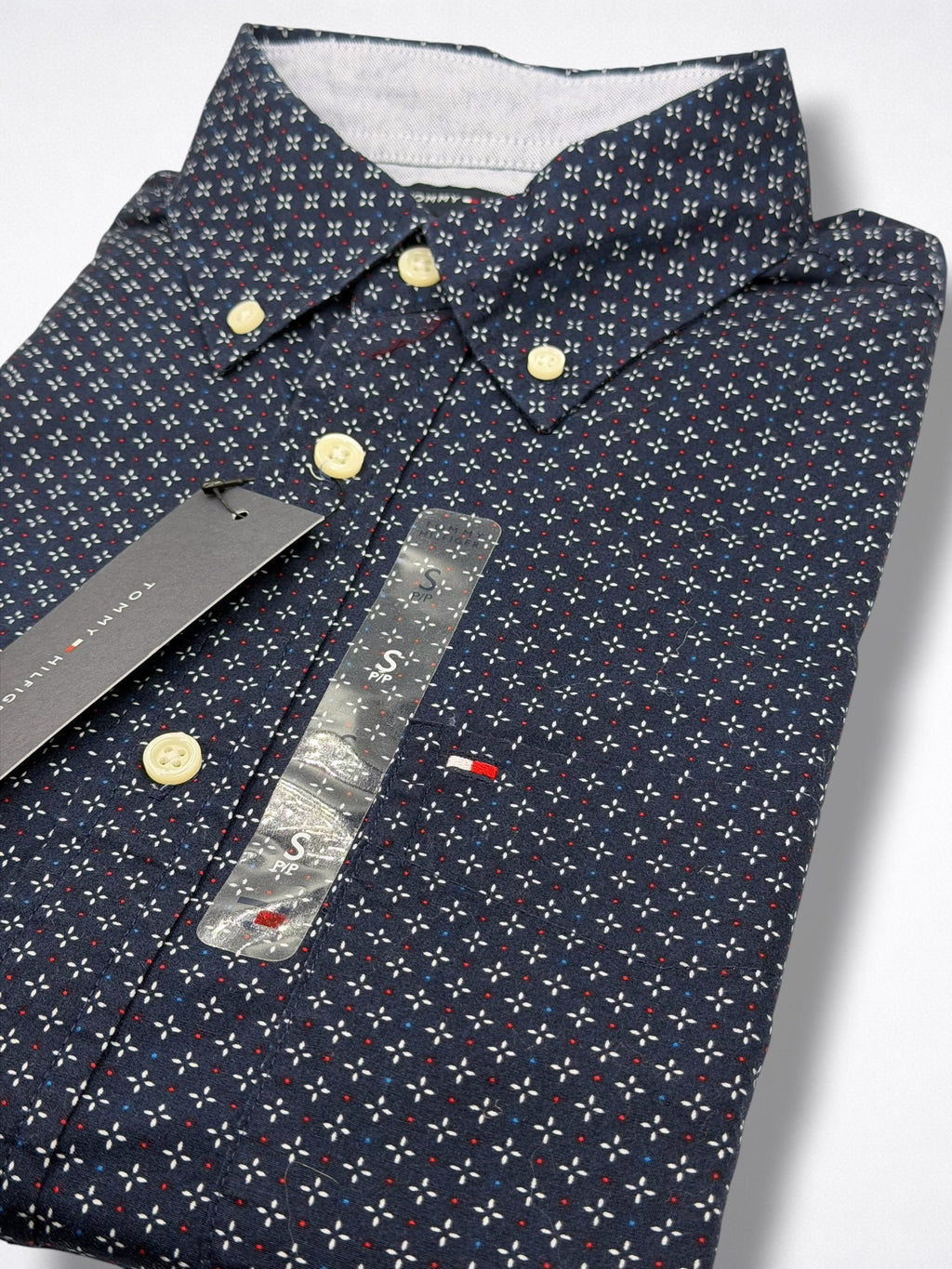 Camisa Tommy Hilfiger Classic Fit Manga Corta Talla S