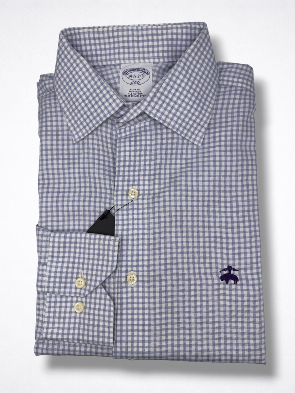 Camisa Brooks Brothers Slim Fit Manga Larga Talla S