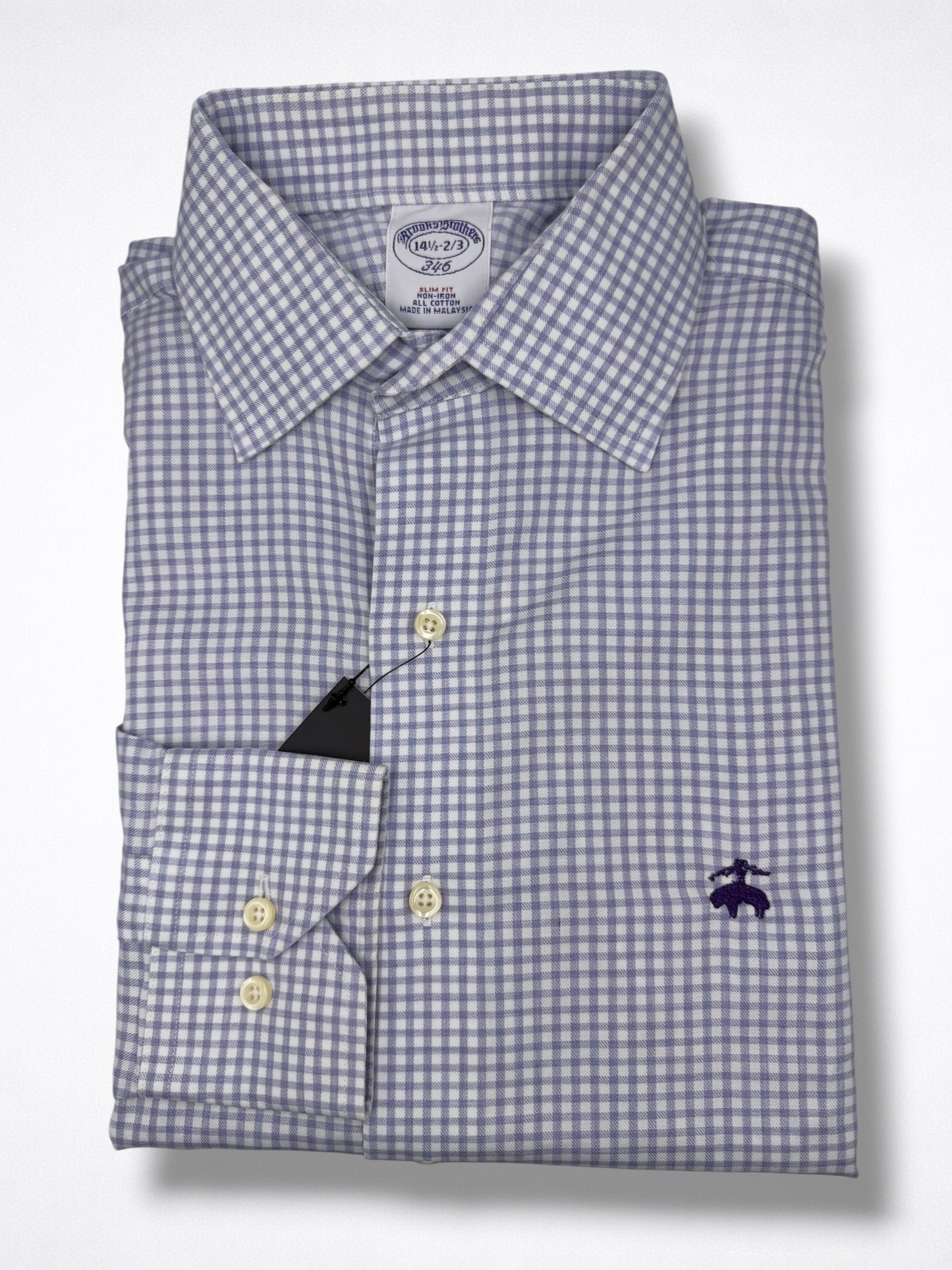 Camisa Brooks Brothers Slim Fit Manga Larga Talla S