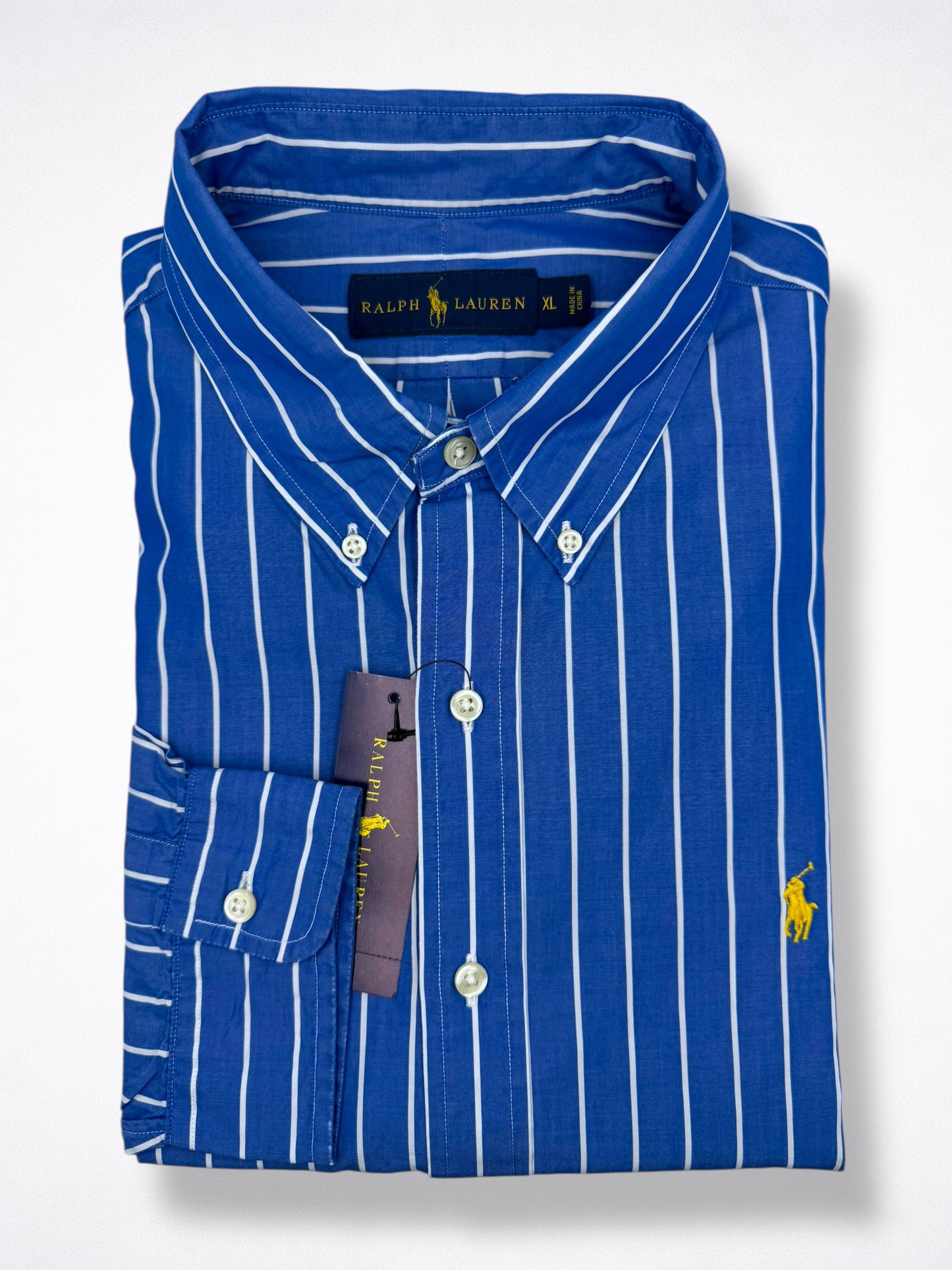 Camisa Polo Ralph Lauren Classic Fit Manga Larga Talla XL