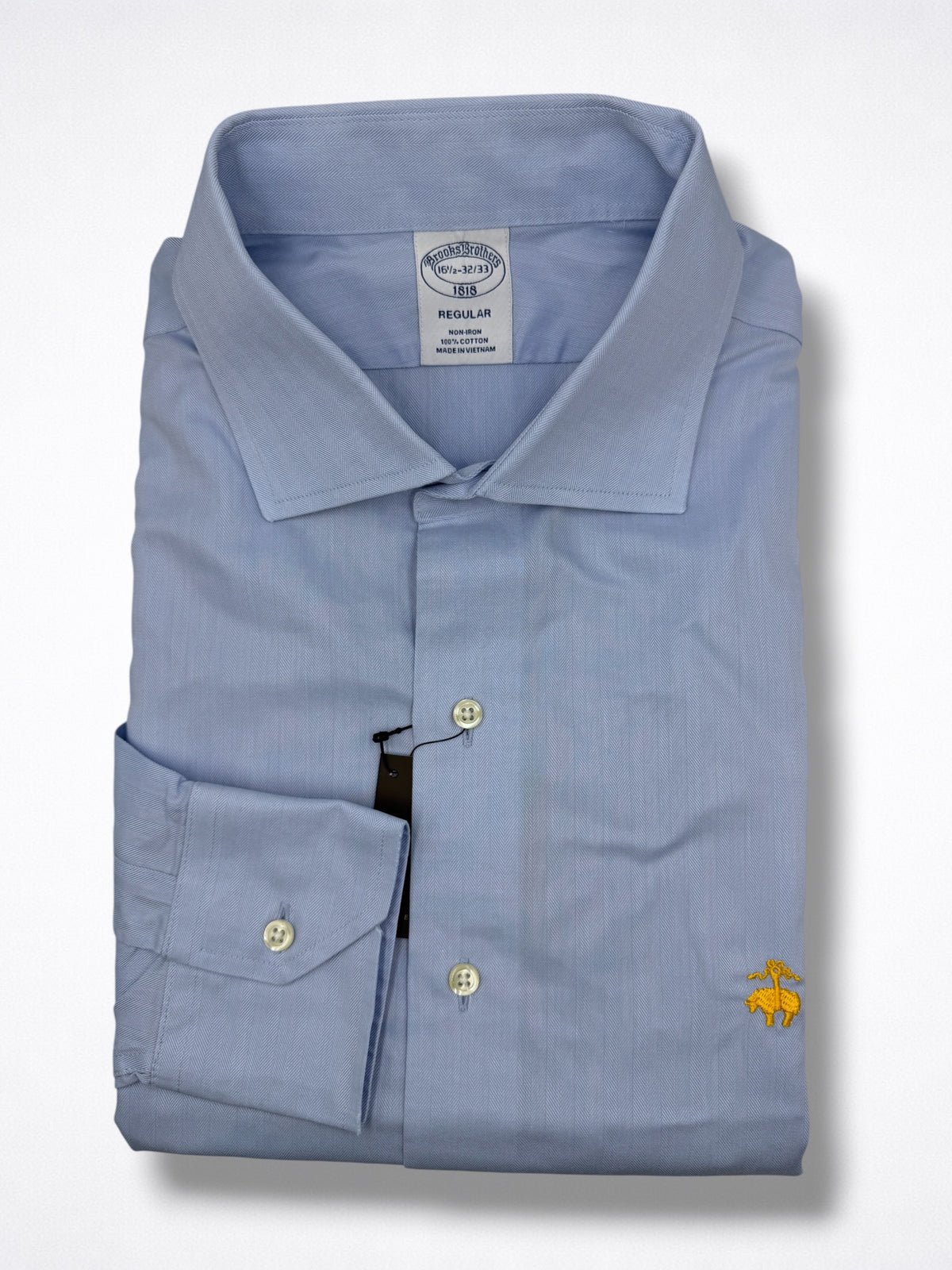 Camisa Brooks Brothers Classic Fit manga larga talla L