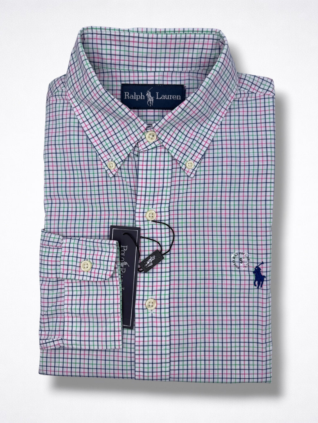 Camisa Polo Ralph Lauren Classic Fit Manga Larga Talla S
