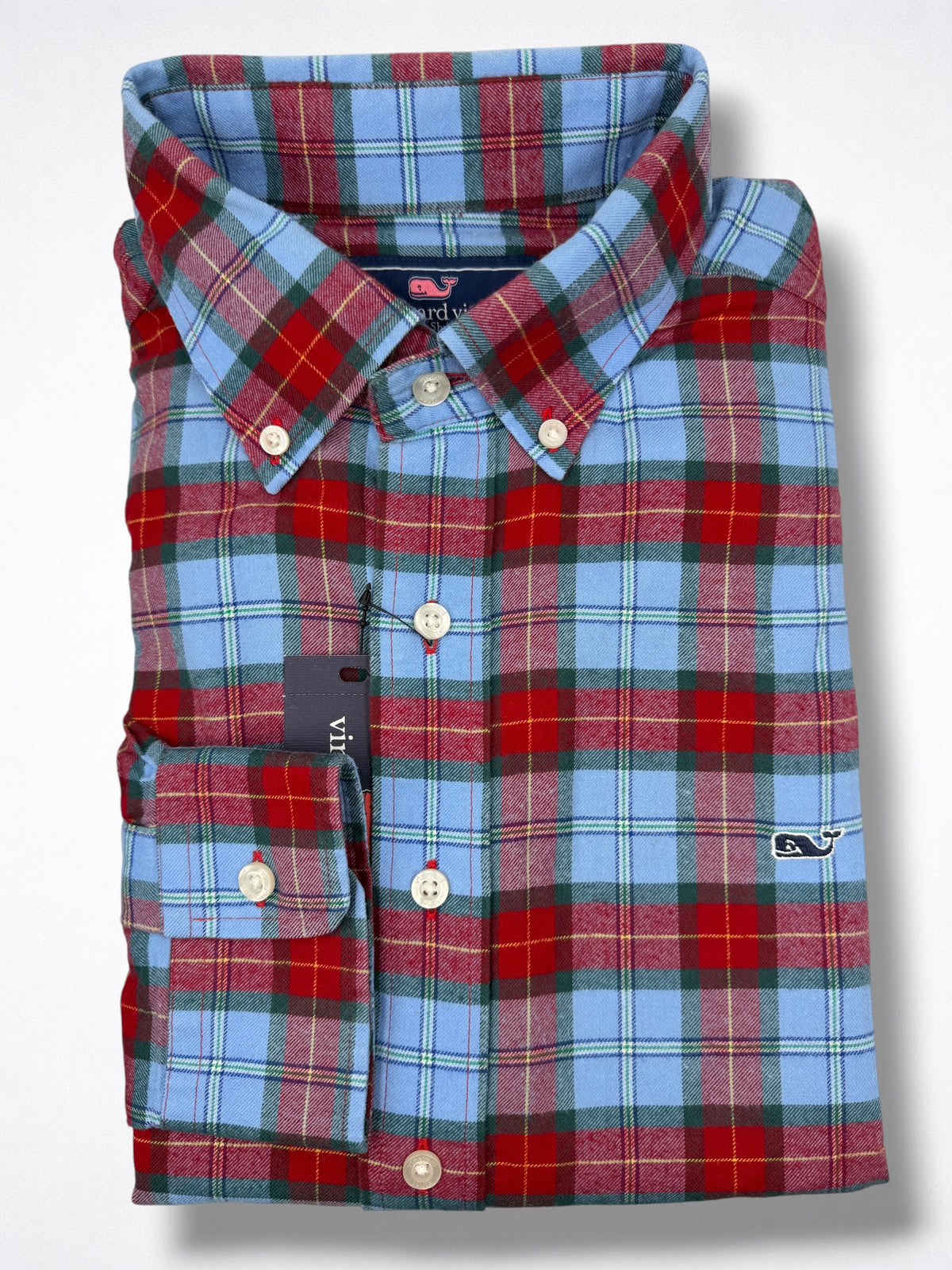 Camisa Vineyard Vines Classic Fit Manga Larga Talla L