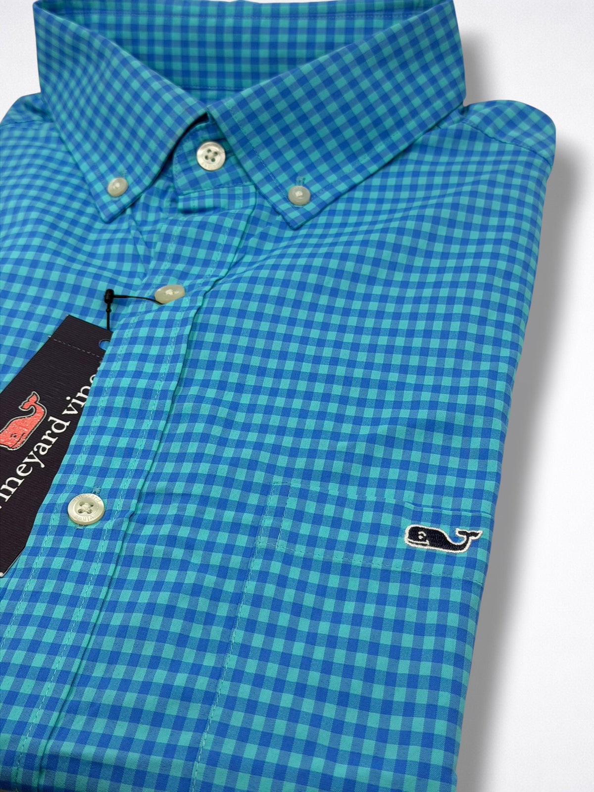Camisa Vineyard Vines Classic Fit Manga Corta Talla M