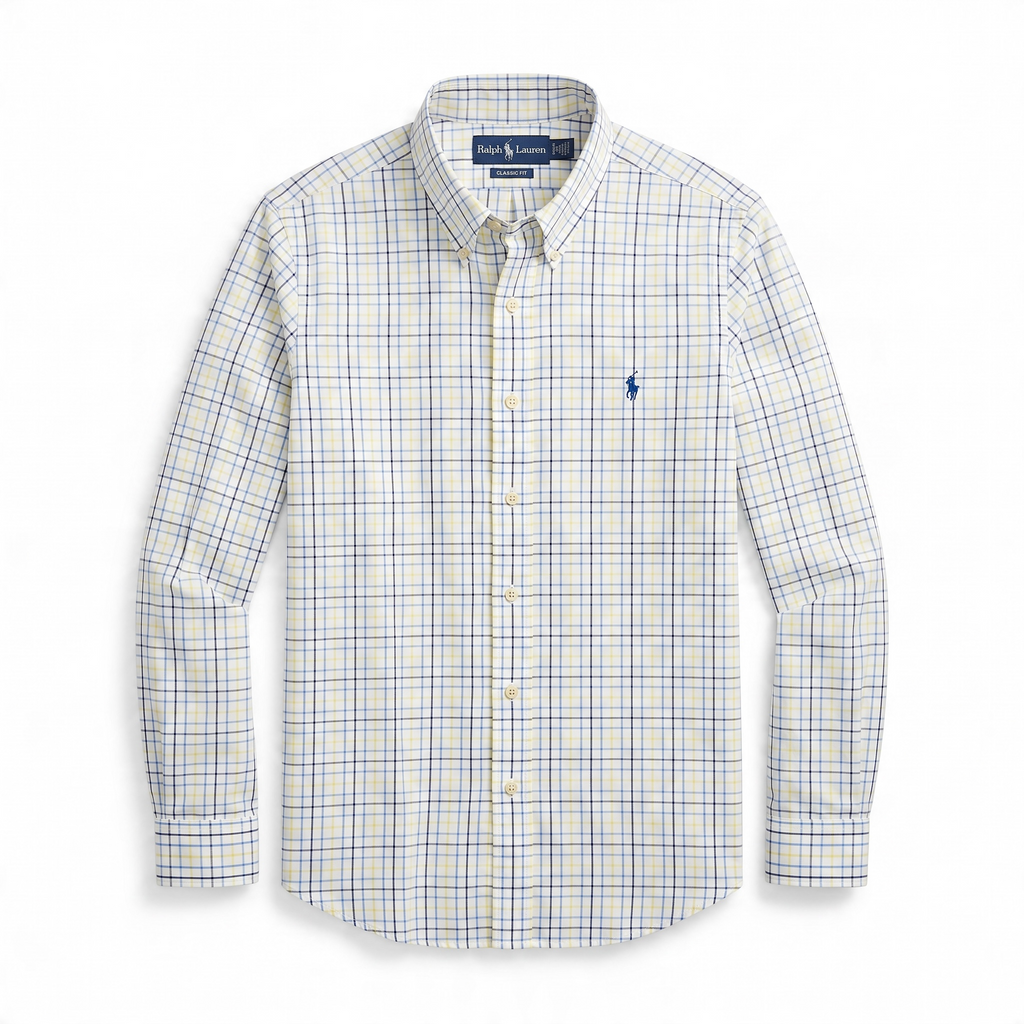 Camisa Polo Ralph Lauren Classic Fit manga larga talla L