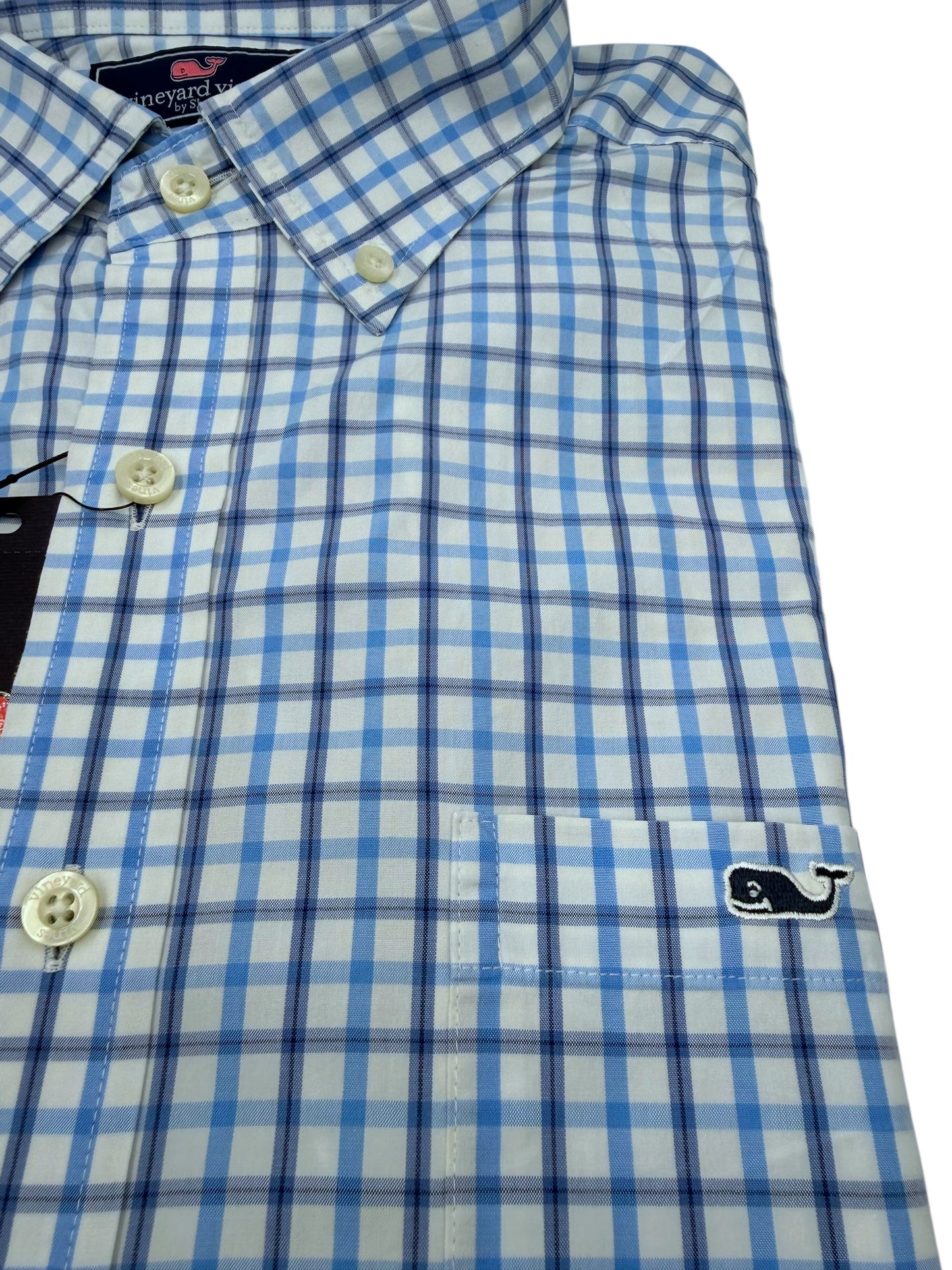 Camisa Vineyard Vines Classic Fit Manga Larga Talla L