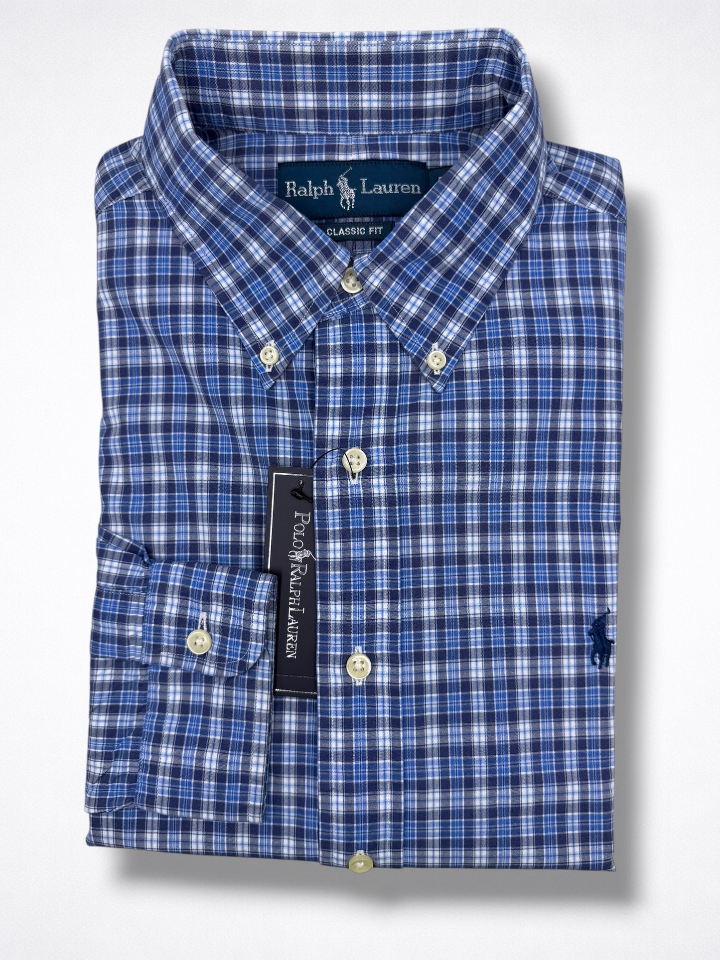 Camisa Polo Ralph Lauren Classic Fit Manga Larga Talla M