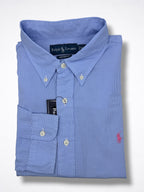 Camisa Polo Ralph Lauren Custom Fit manga larga talla XL