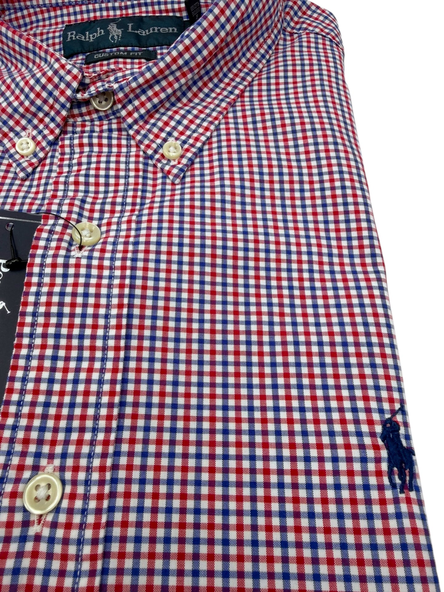 Camisa Polo Ralph Lauren Custom Fit Manga Corta Talla L