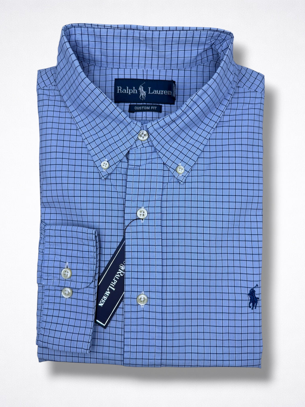Camisa Polo Ralph Lauren Custom Fit Manga Larga Talla XL