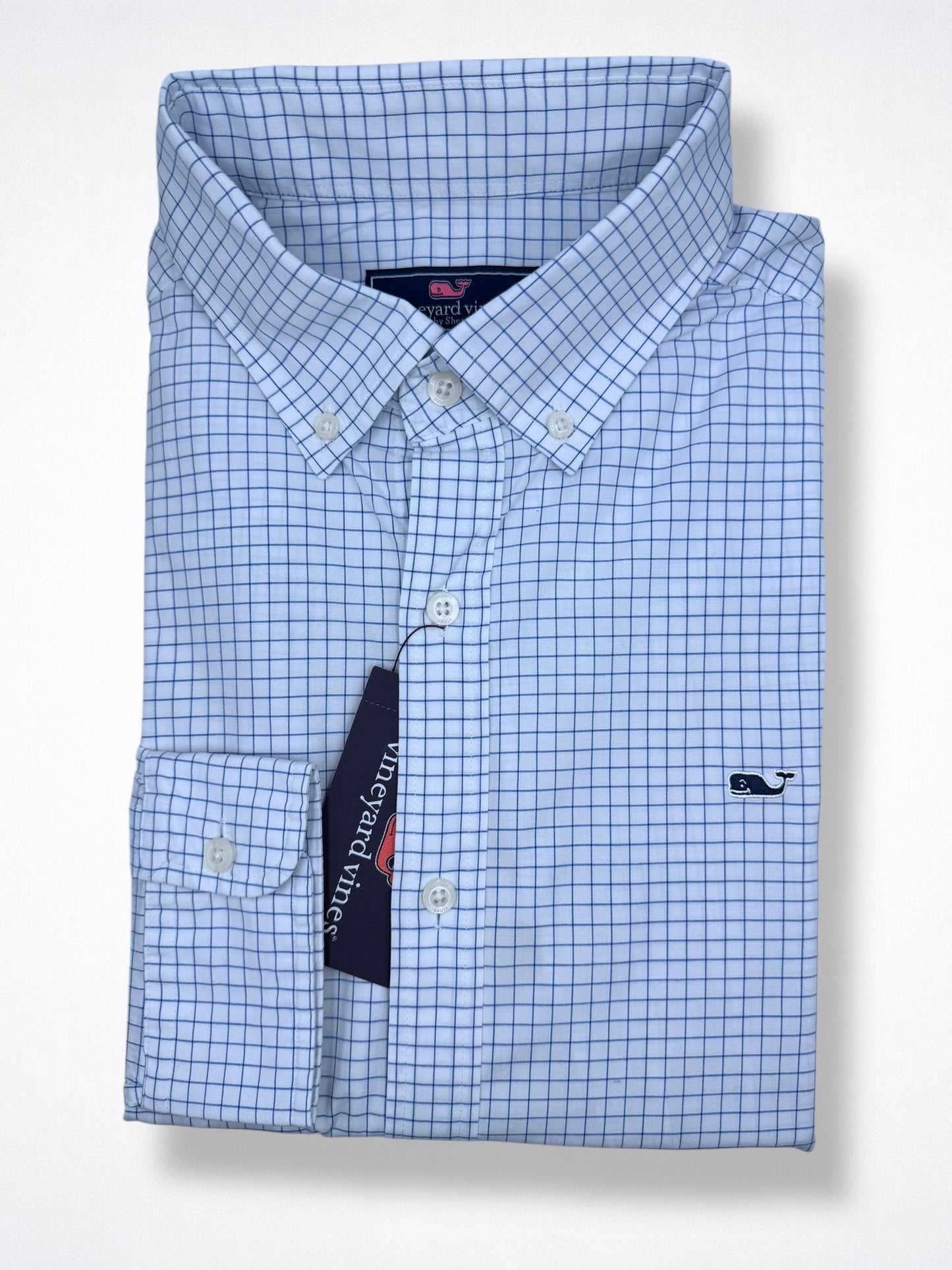 Camisa Vineyard Vines Classic Fit Manga Larga Talla M
