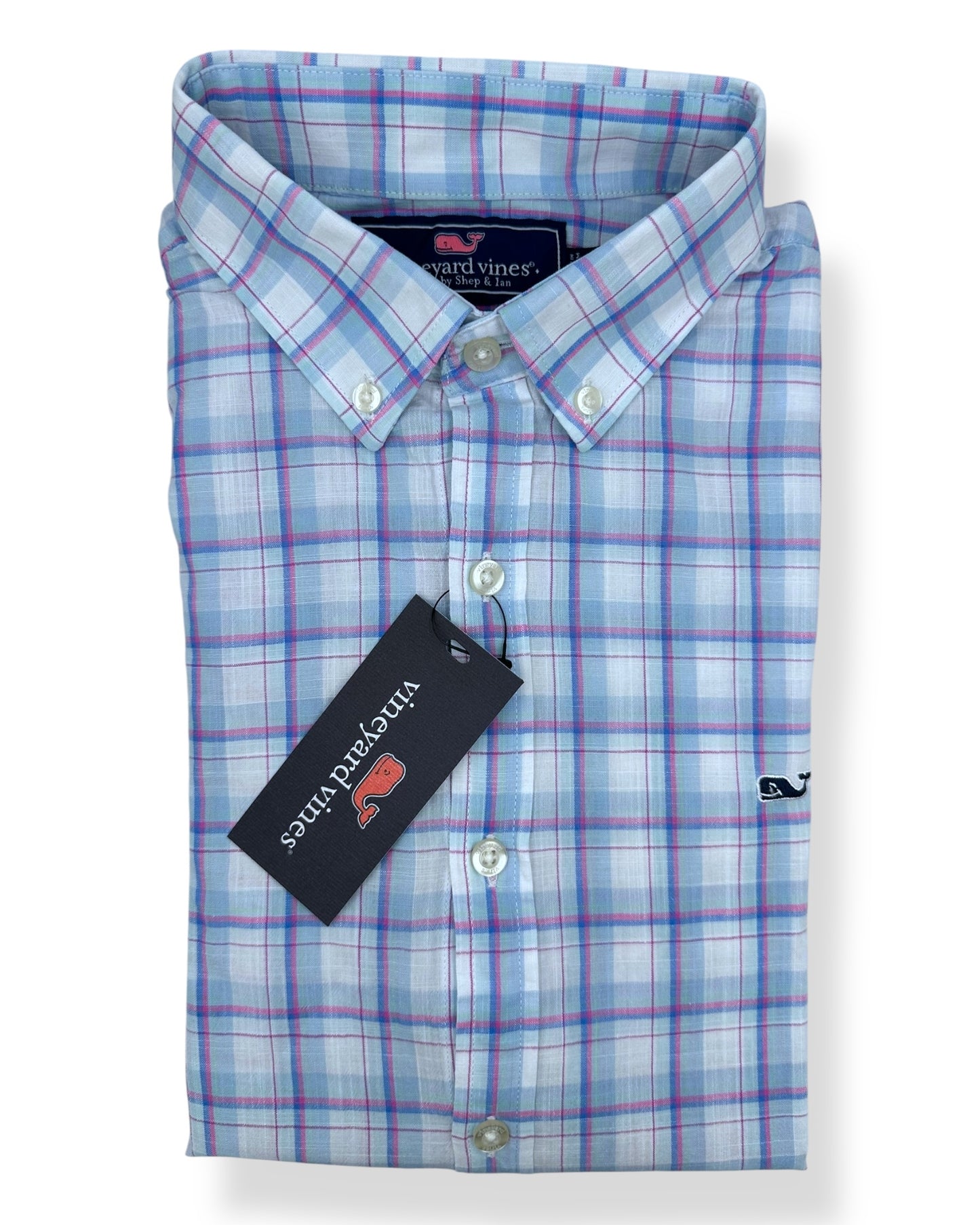 Camisa Vineyard Vines Classic Fit Manga Larga Talla S