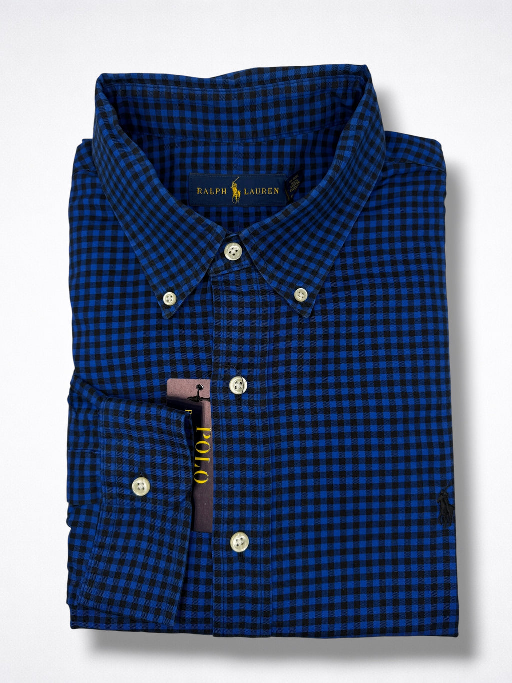 Camisa Polo Ralph Lauren Classic Fit manga larga talla XL
