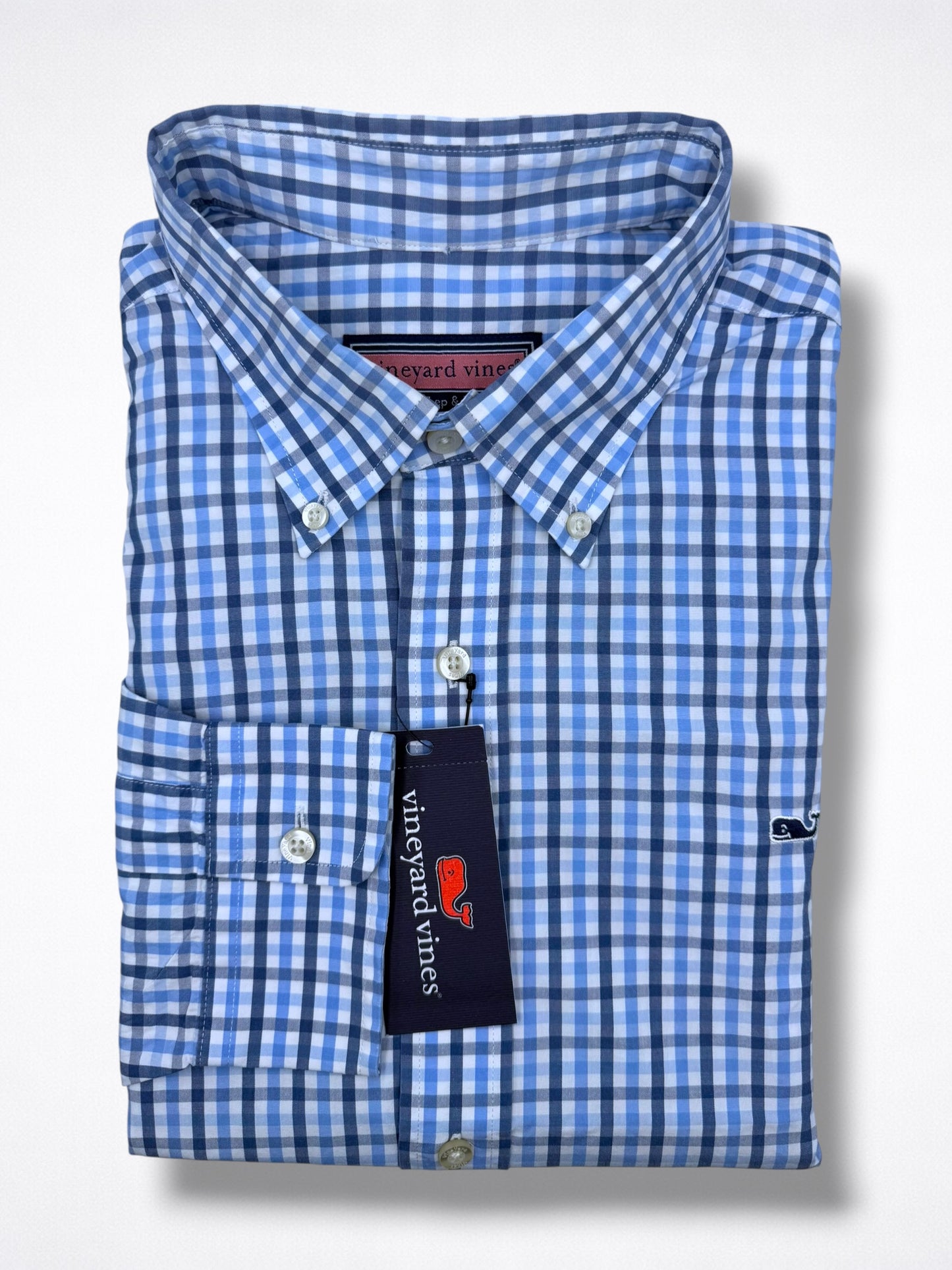 Camisa Vineyard Vines Classic Fit Manga Larga Talla L