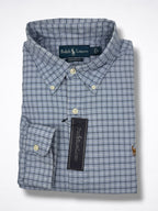 Camisa Polo Ralph Lauren Custom Fit manga larga talla L
