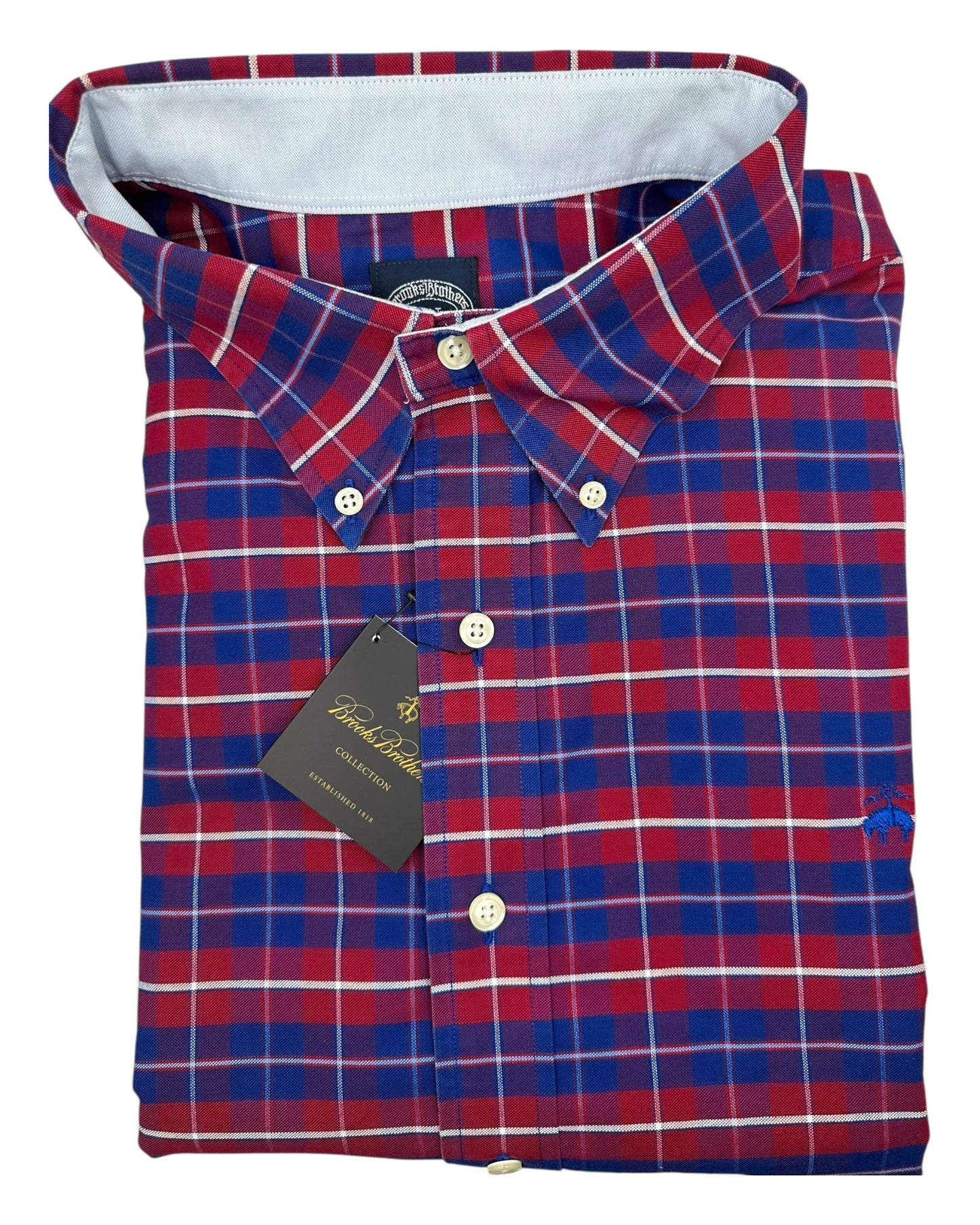 Camisa Brooks Brothers Classic Fit Manga Larga Talla XXL