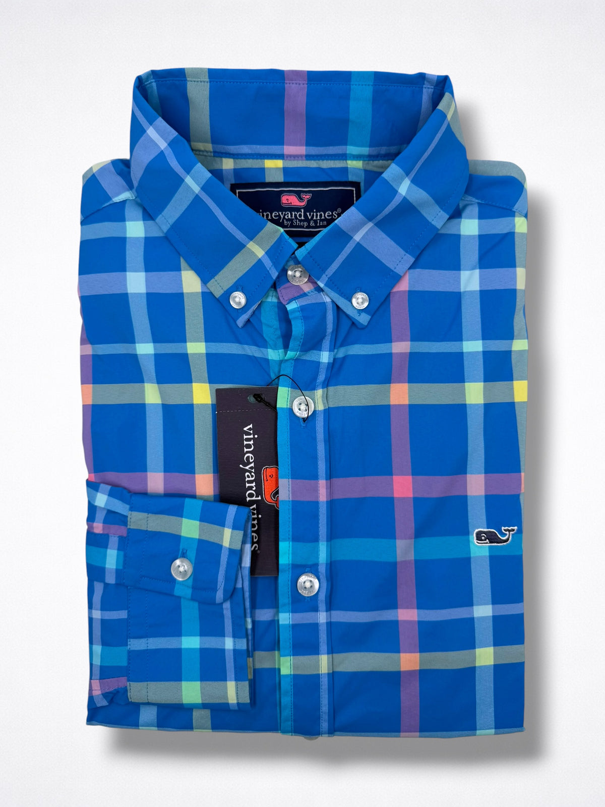 Camisa Vineyard Vines Classic Fit Manga Larga Talla S