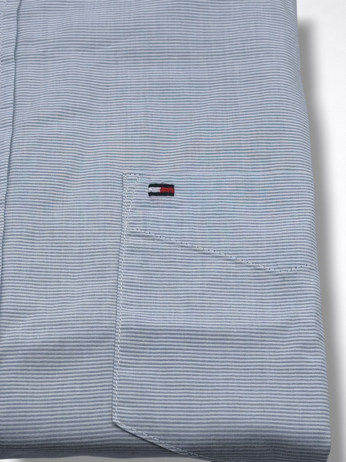 Camisa Tommy Hilfiger Custom Fit manga larga talla M
