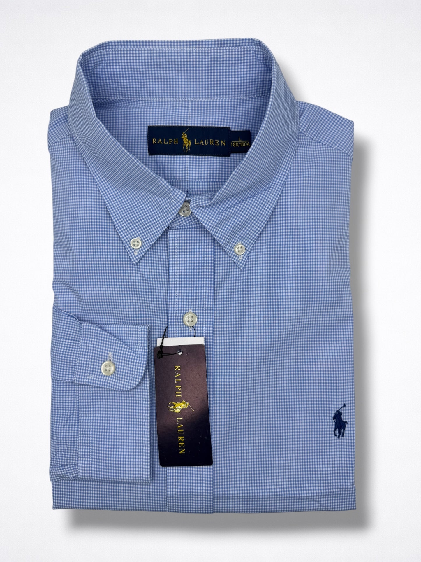 Camisa Polo Ralph Lauren Classic Fit Manga Larga Talla L