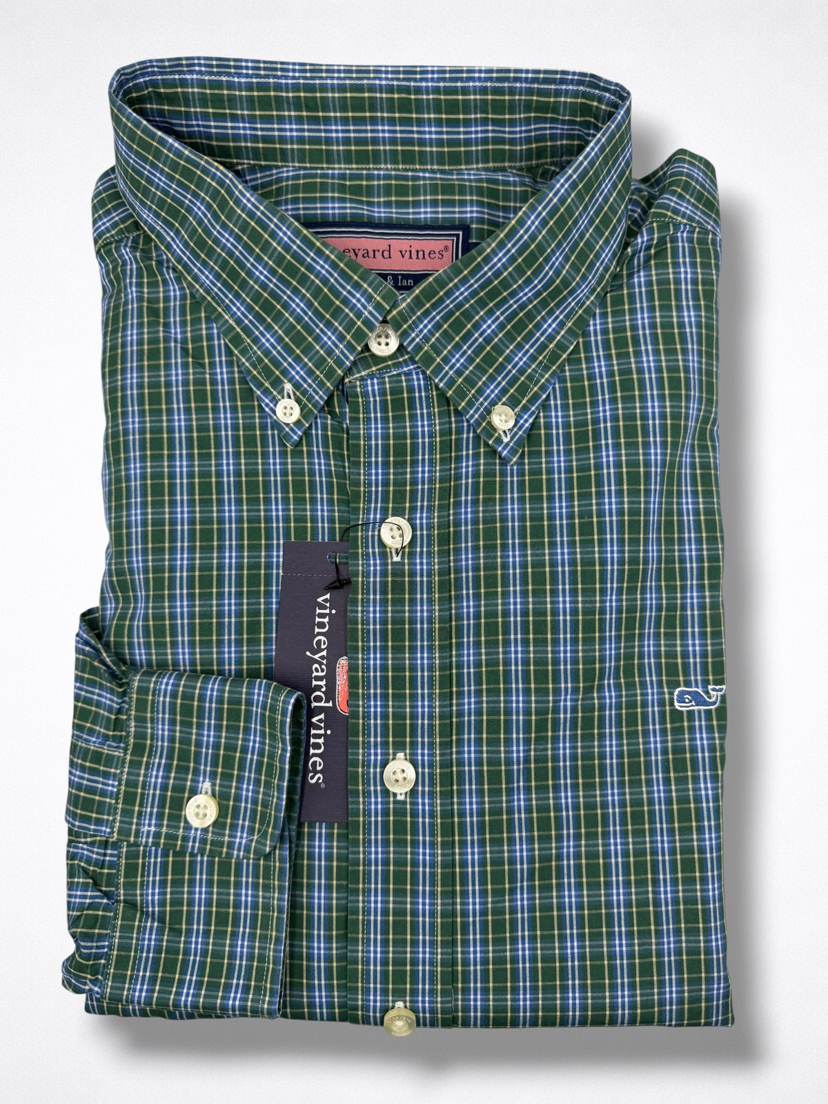 Camisa Vineyard Vines Classic Fit Manga Larga Talla L