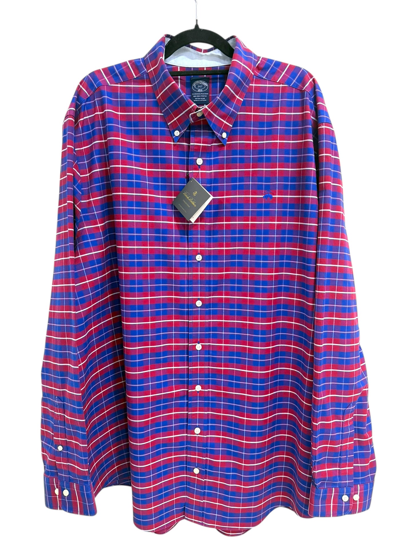 Camisa Brooks Brothers Classic Fit Manga Larga Talla XXL