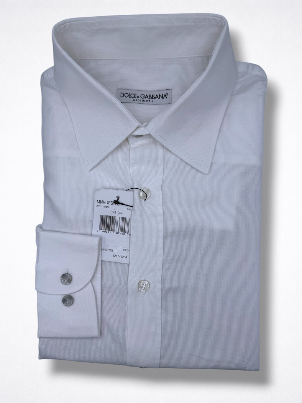 Camisa Dolce&Gabbana Classic Fit Manga Larga Talla L